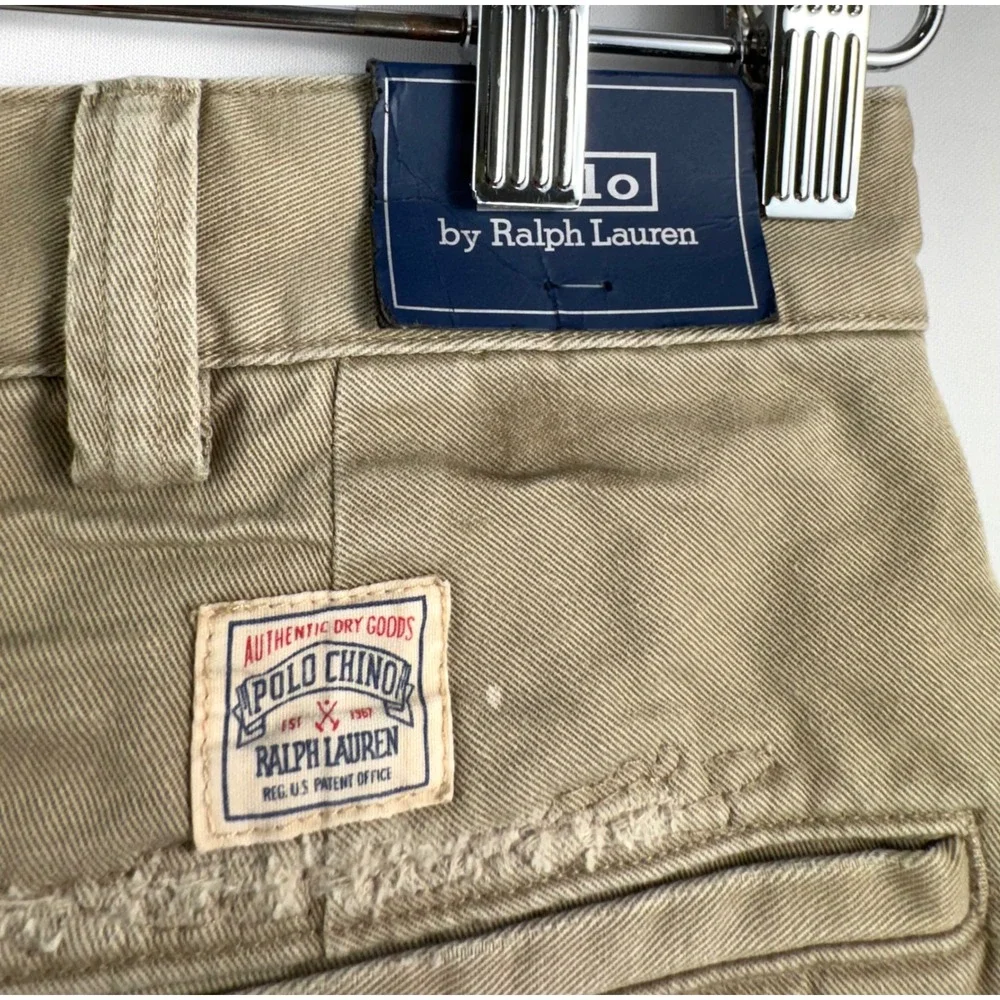 POLO Ralph Lauren The Big Chino Pants with Paint Splatter, Size 40